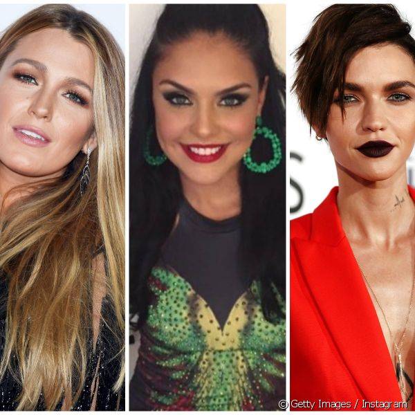 Inspire-se em maquiagens de famosas como Blake Lively, Paloma Bernardi e Ruby Rose! (Foto: Getty Images/Instagram)
